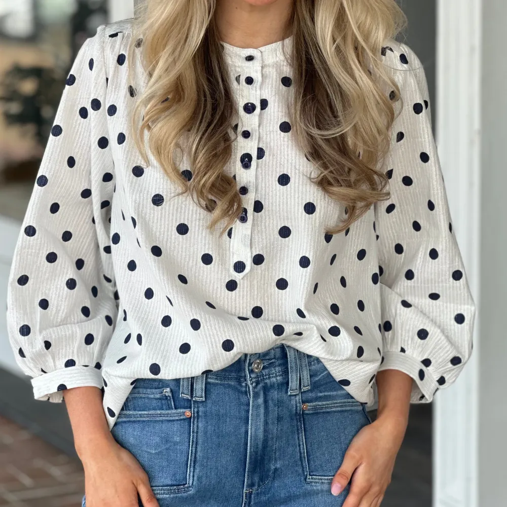 Polka Dot Casual Shirt