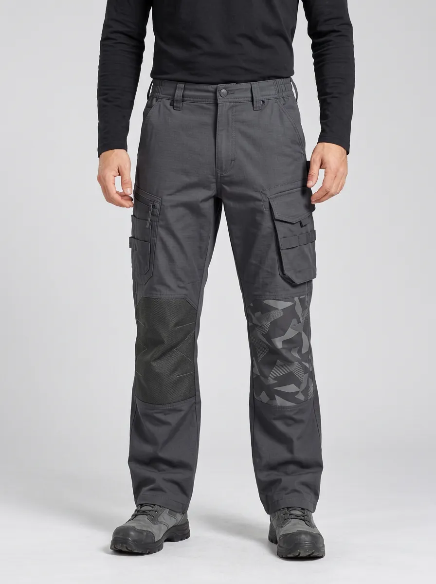 Tactical Outdoor Camo Knee Cargo Pants
