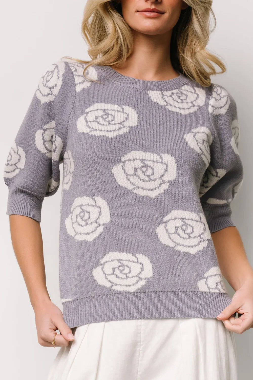 Casual Loose Comfortable Lavender Top