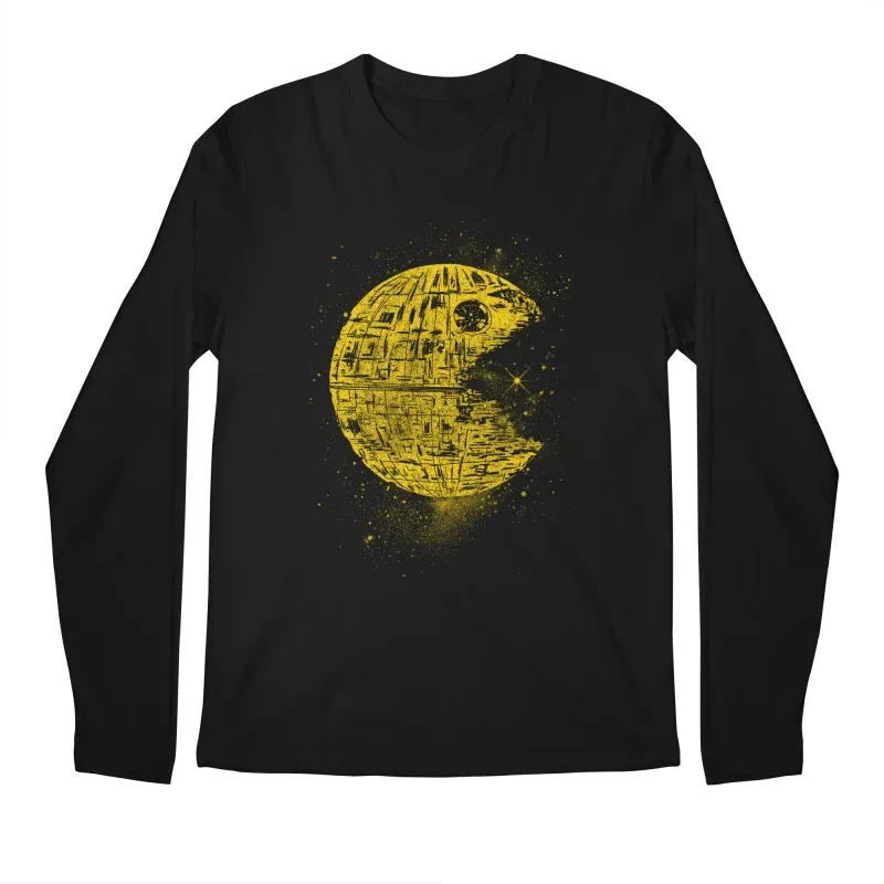 Men's Casual Cartoon Print Round-Neck Hoodie