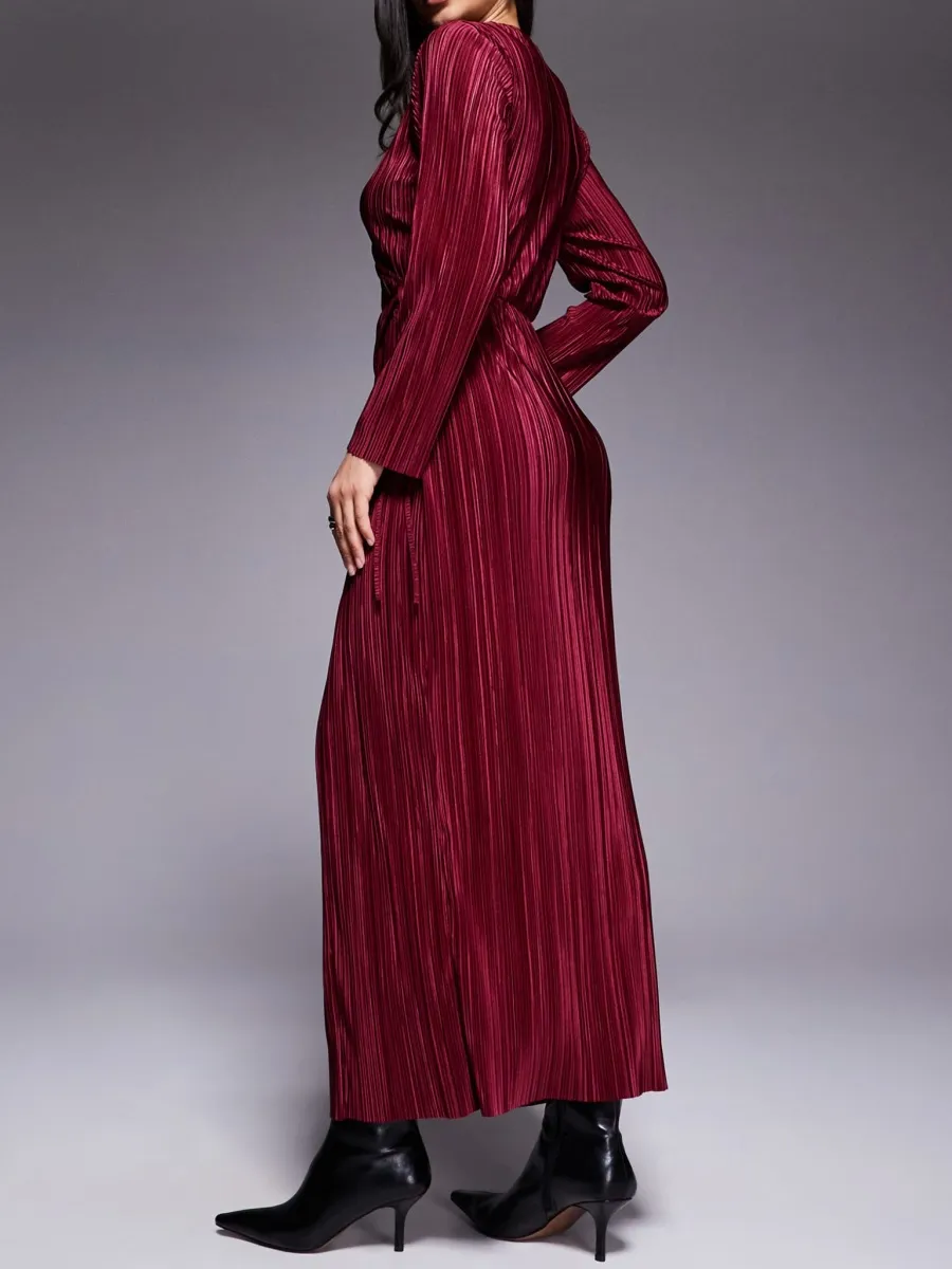 Texture Round Neck Dress