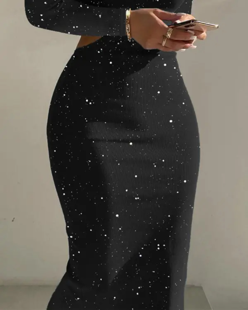 Lace Off Shoulder Cutout Bodycon Dress