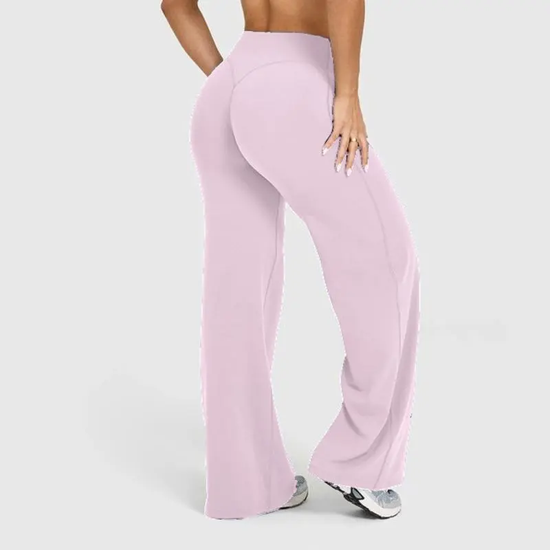 SoftMotion Straight Leg Bottoms Women Workout Leggings Fitness Gym Outdoor Sports Yoga Pants