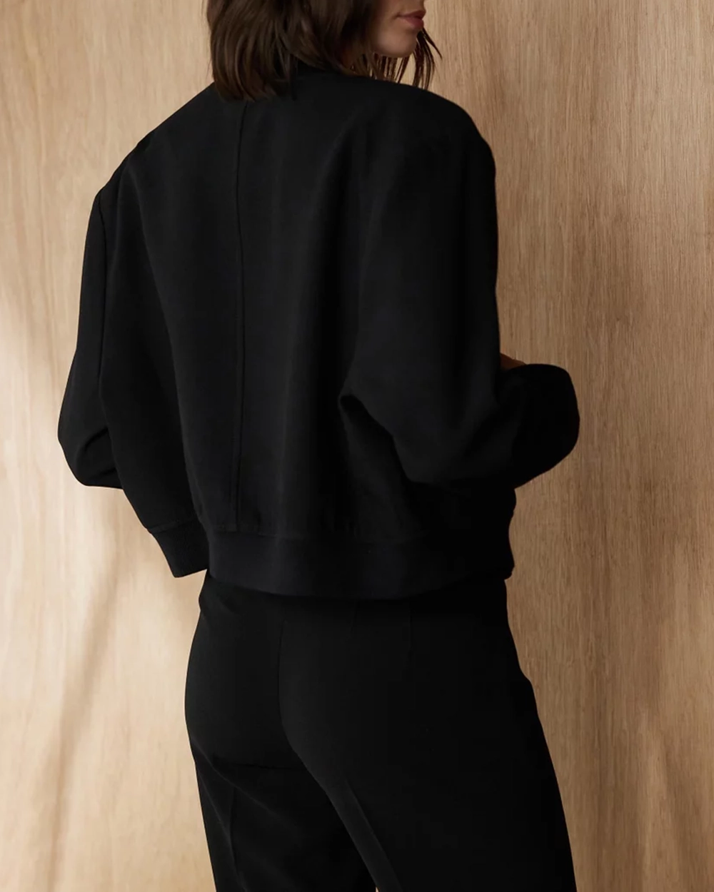 Buttoned Cropped Jacket