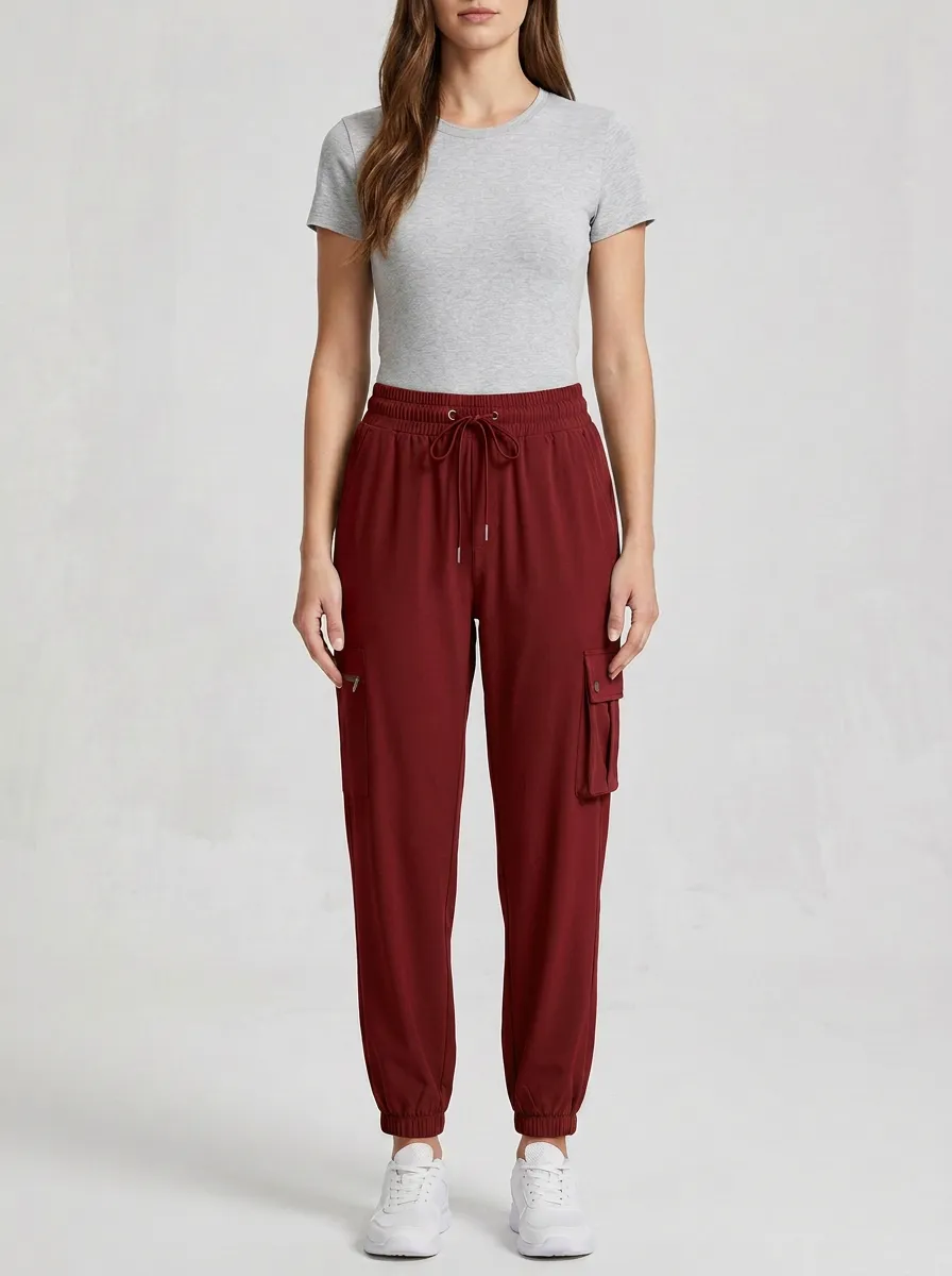 Women's Contemporary Multi-Pocket Cargo Cargo Work Pants