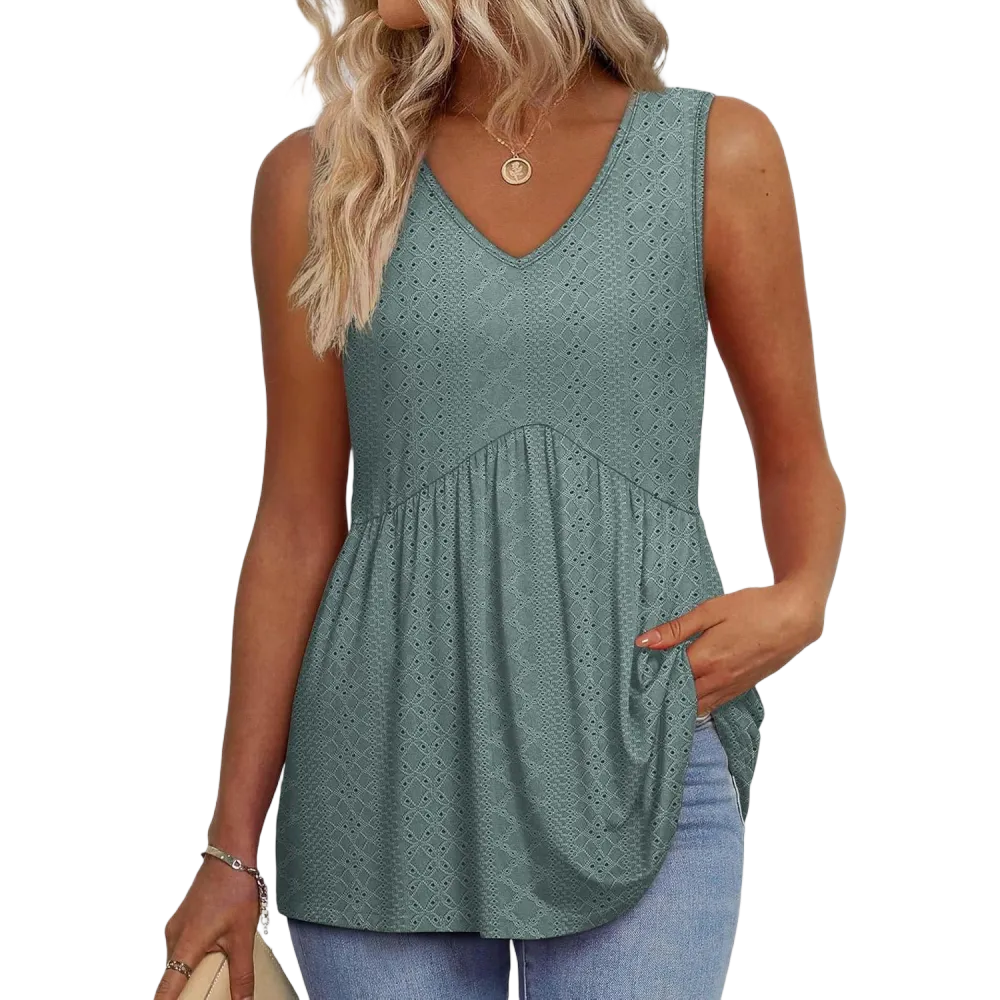 Women's V Neck Tank Tops