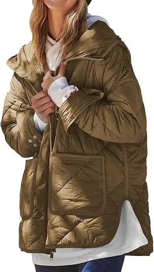 🧥 Womens Quilted Puffer Jacket – Lightweight Warmth. Timeless Comfort. Everyday Style.