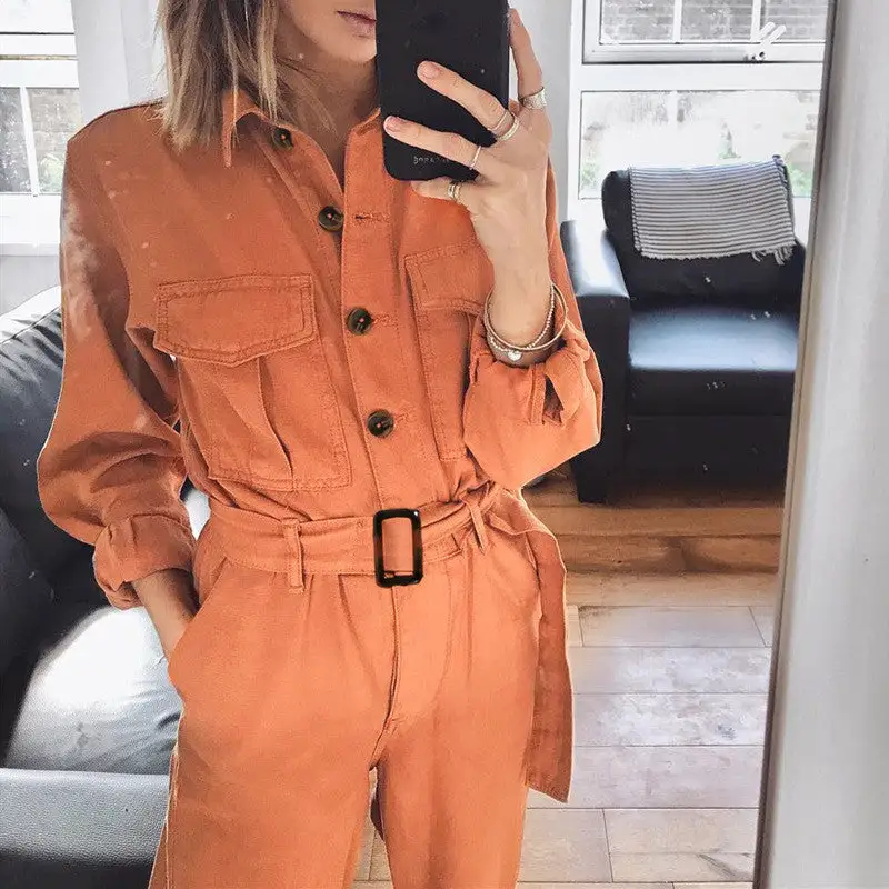 Chic Tailored Blazer Sleek Boss Jumpsuit