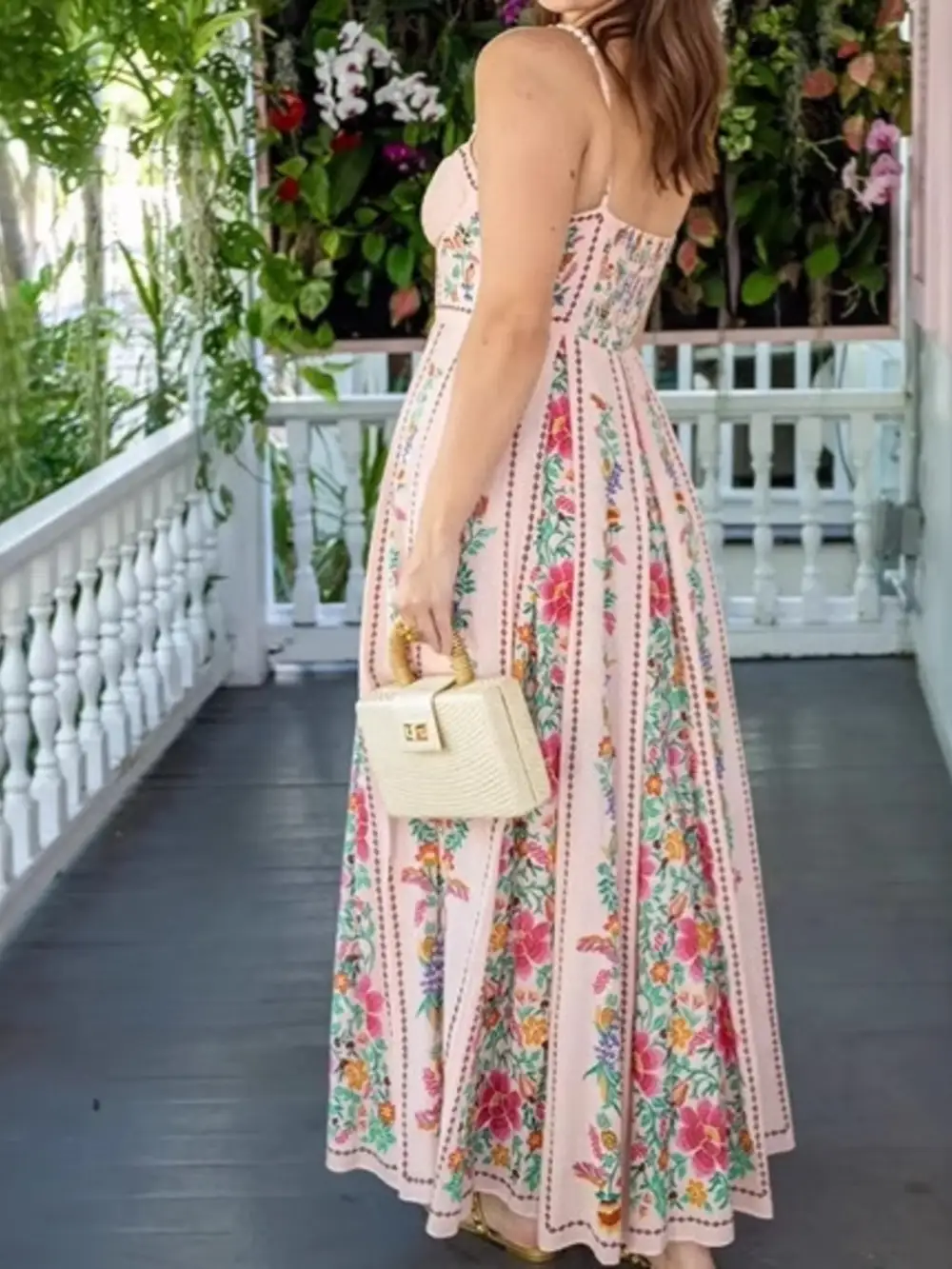 Structured Shape Floral Printed Dress