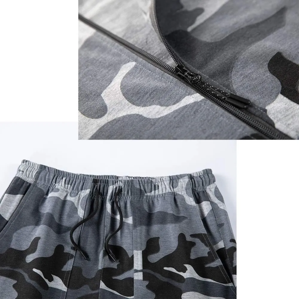 Casual Comfy Camo Suits for Men