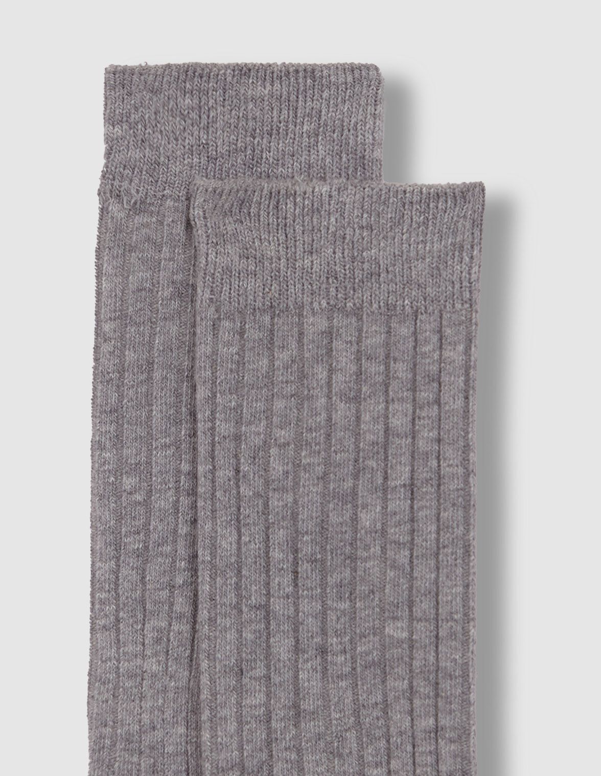 Basic Medium Grey Color Mix Sock