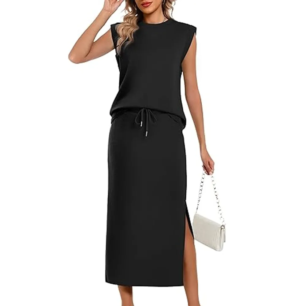 Women's 2-Piece Fitted Basic Outfits