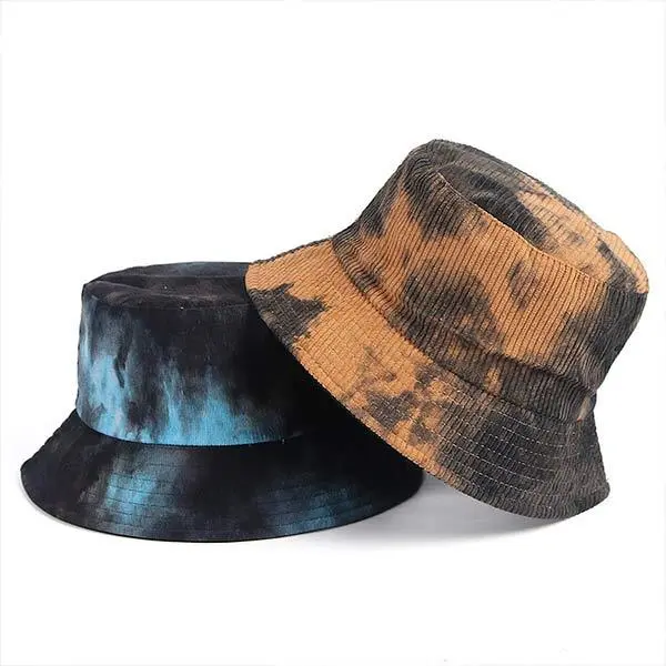 Women'S Tie Dye Reversible Corduroy Bucket Hat 39558002C