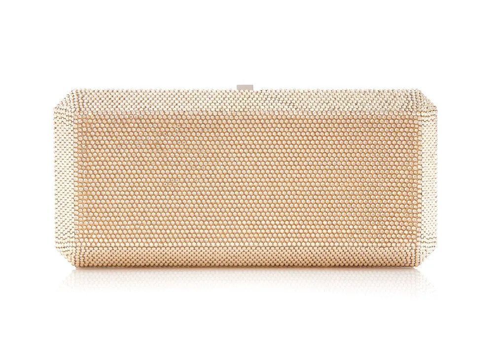 Structured Slim Rectangle Evening Clutch