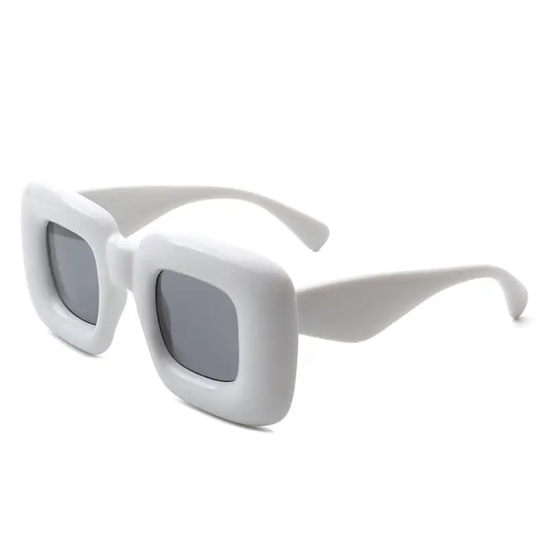 Structured Square Frame Sunglasses