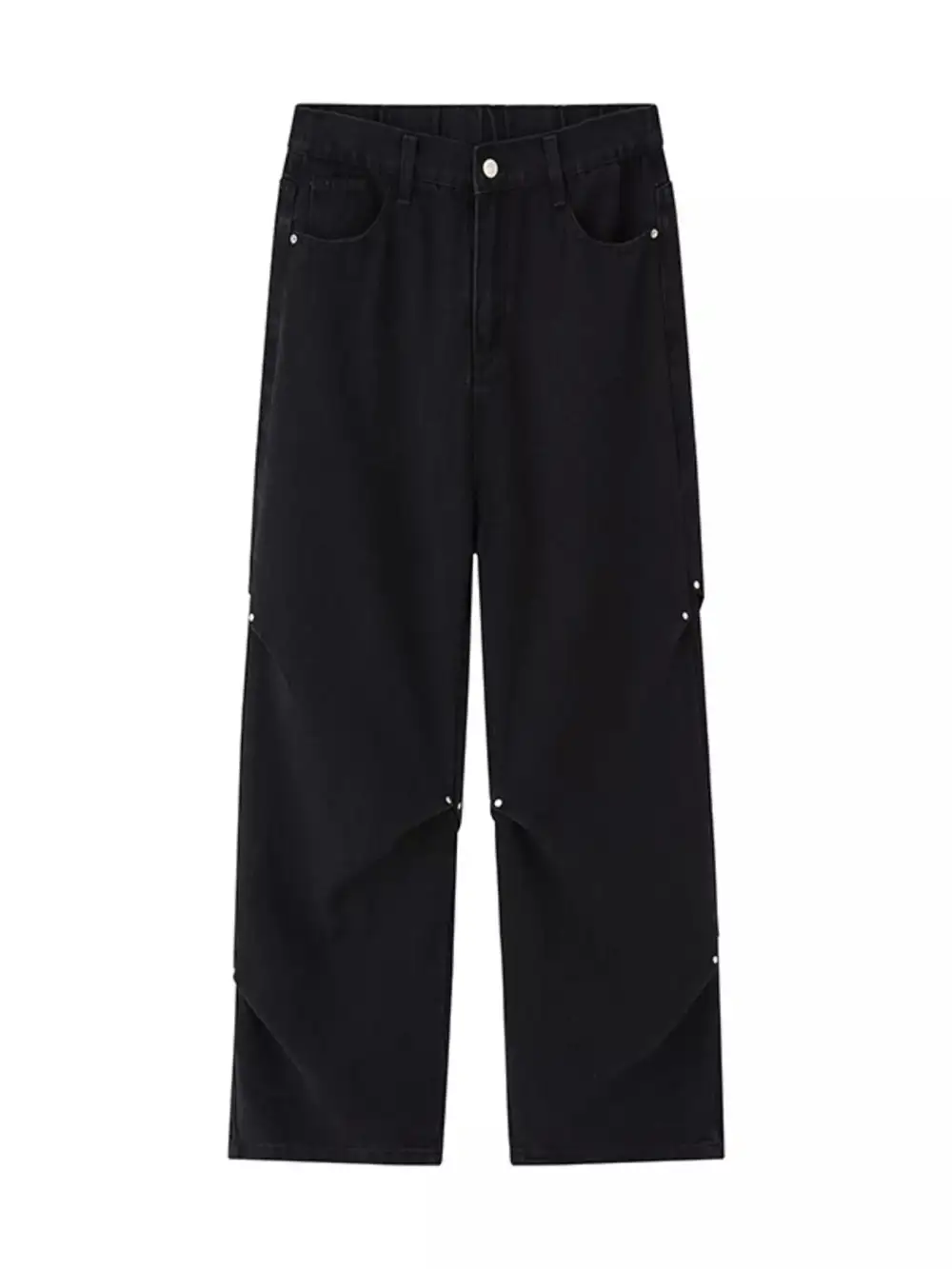 Classic Vintage-Wash Vintage Washed Wide-Leg Denim Jeans