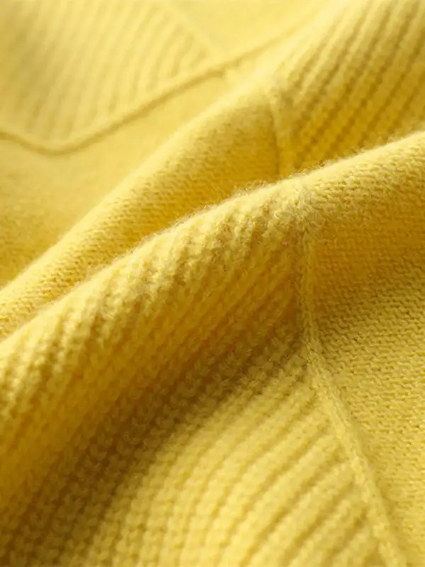 Casual Striped High Neck Long Sleeve Relaxed Fit Sweater