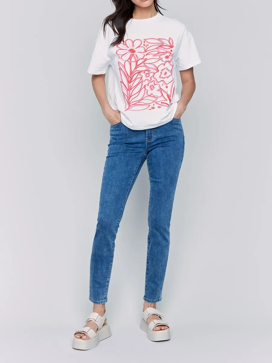 Versatile Short Loose Women's Short Sleeves