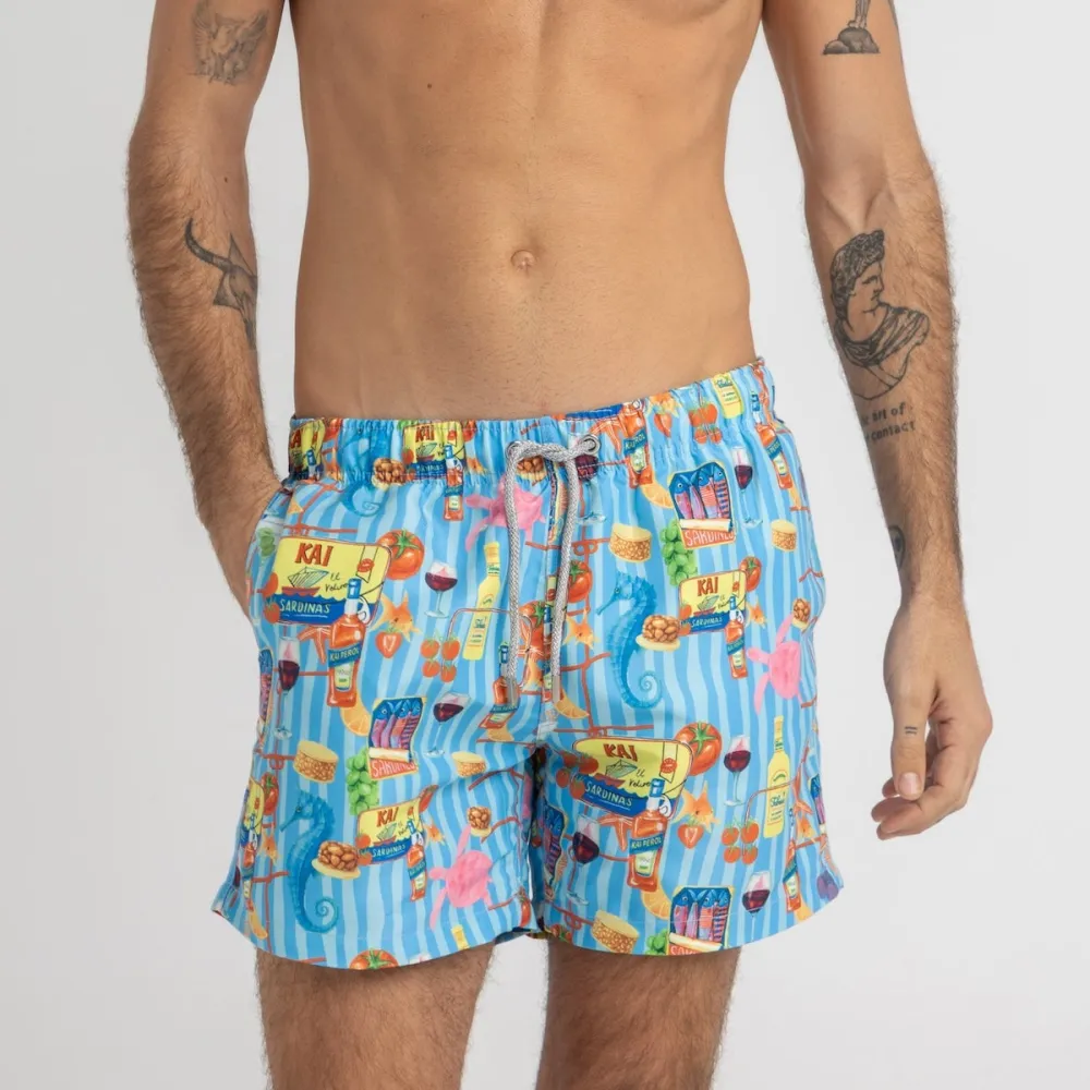 Tipsy Sardine Swim Shorts