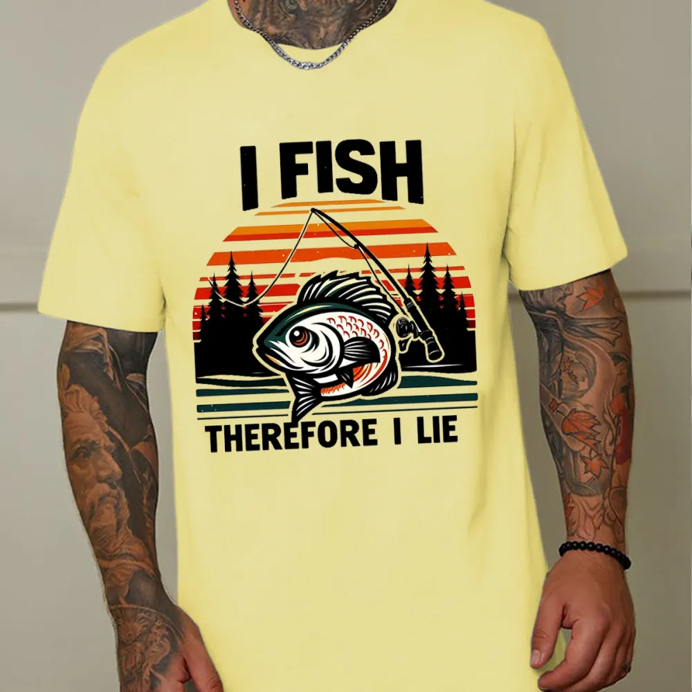 Fishing & Lying Graphic T-Shirts