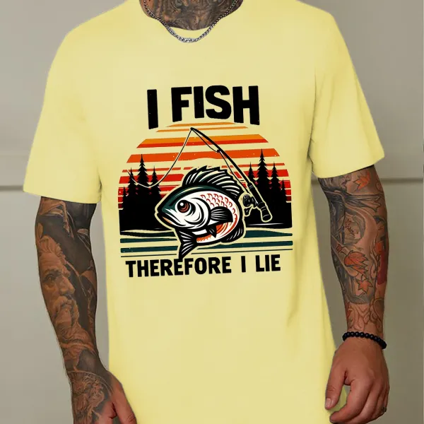 Fishing & Lying Graphic T-Shirts