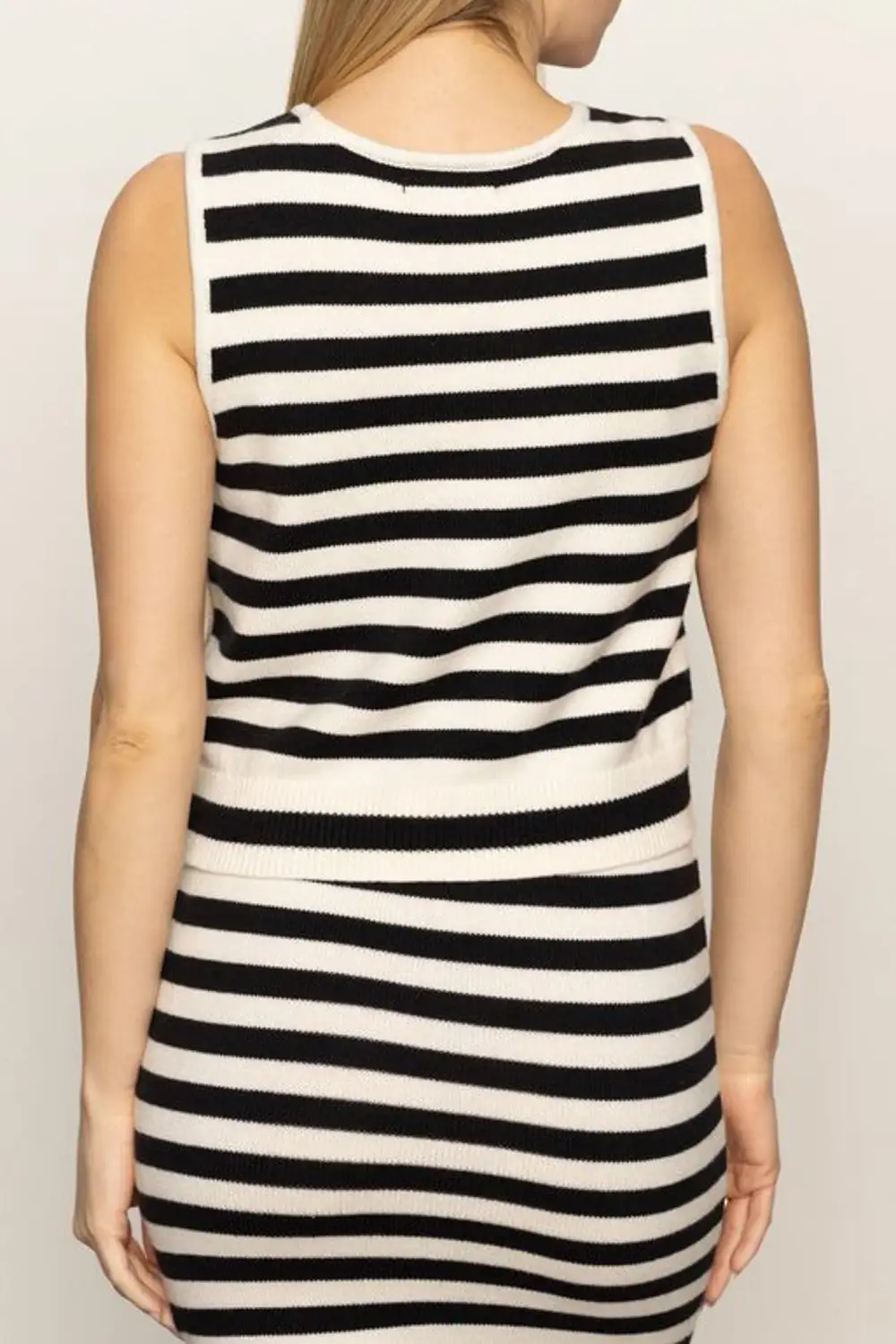 Striped Relaxed Lightweight Tank Top