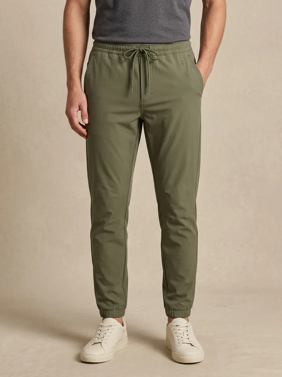 Classic Embroidered Golf Athletic Pants