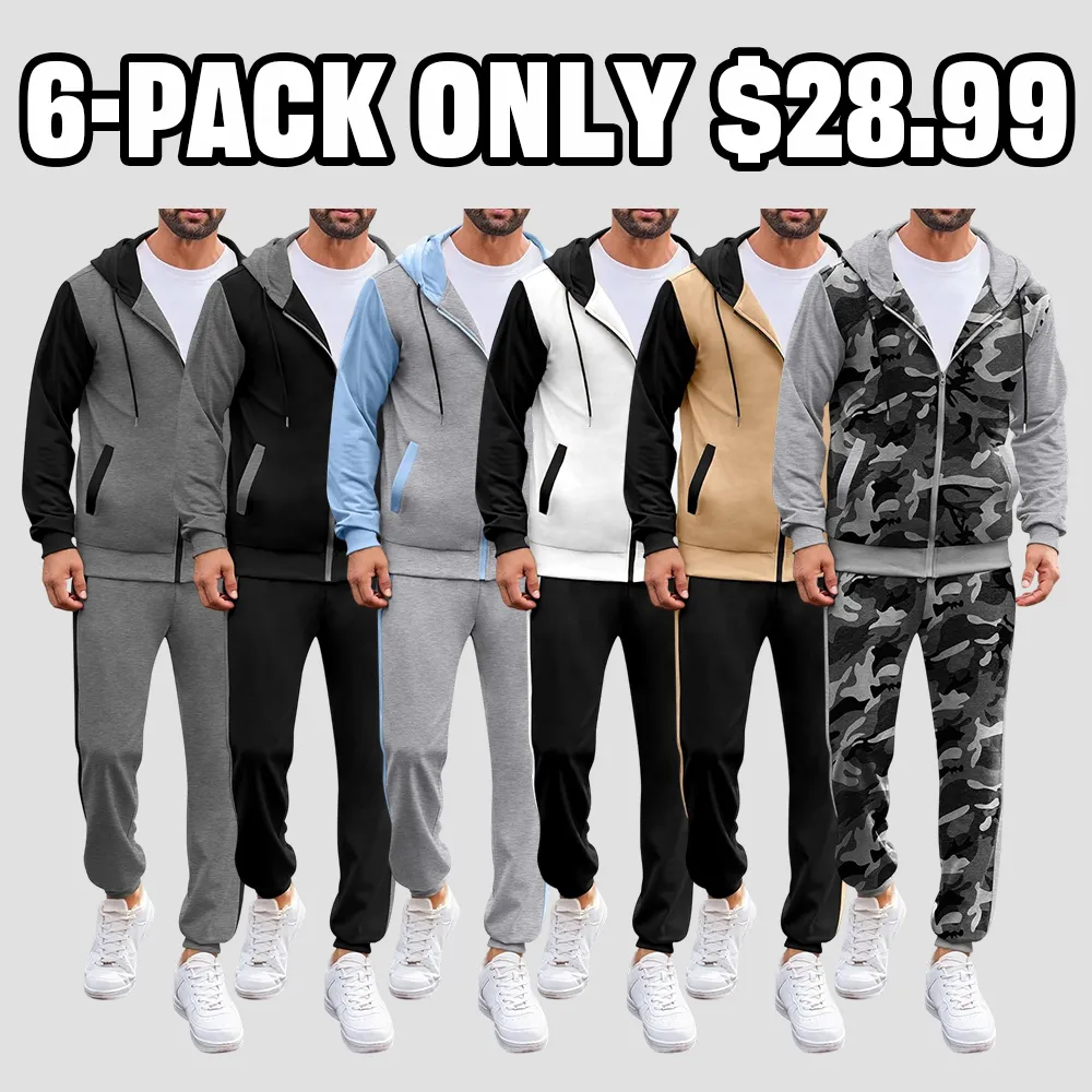 Men's Tracksuit 2 Piece Full Zip Set