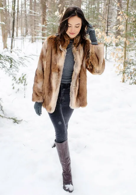 Fisher Faux Fur Favorite Jacket