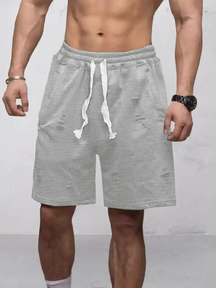 Men's Active Comfort Ripped Shorts