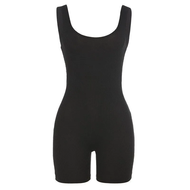 Ribbed Cozy Loungewear Romper
