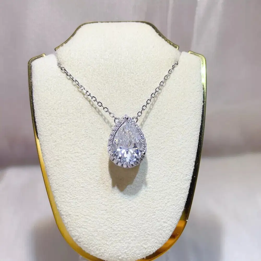 Crisp Sterling Silver Pendant Necklace