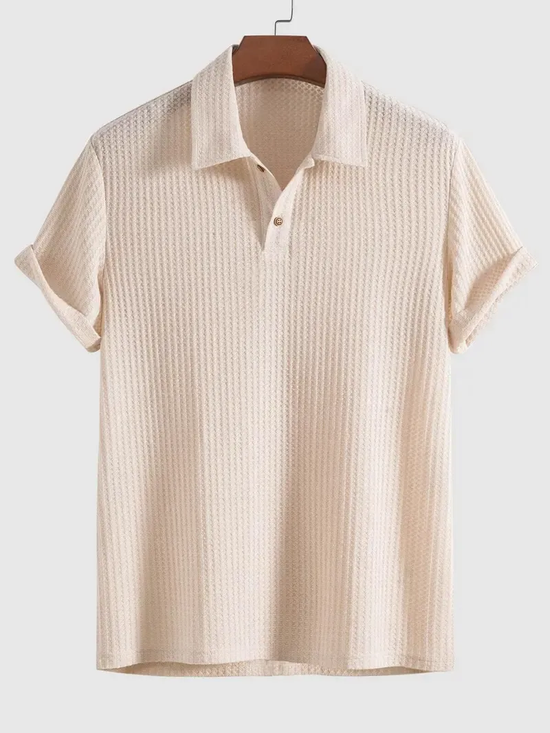 Men's Knitted Polo Shirt