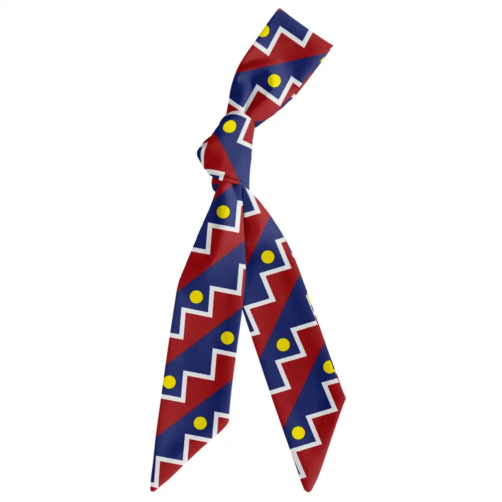 Denver Flag Design Hair Scarf