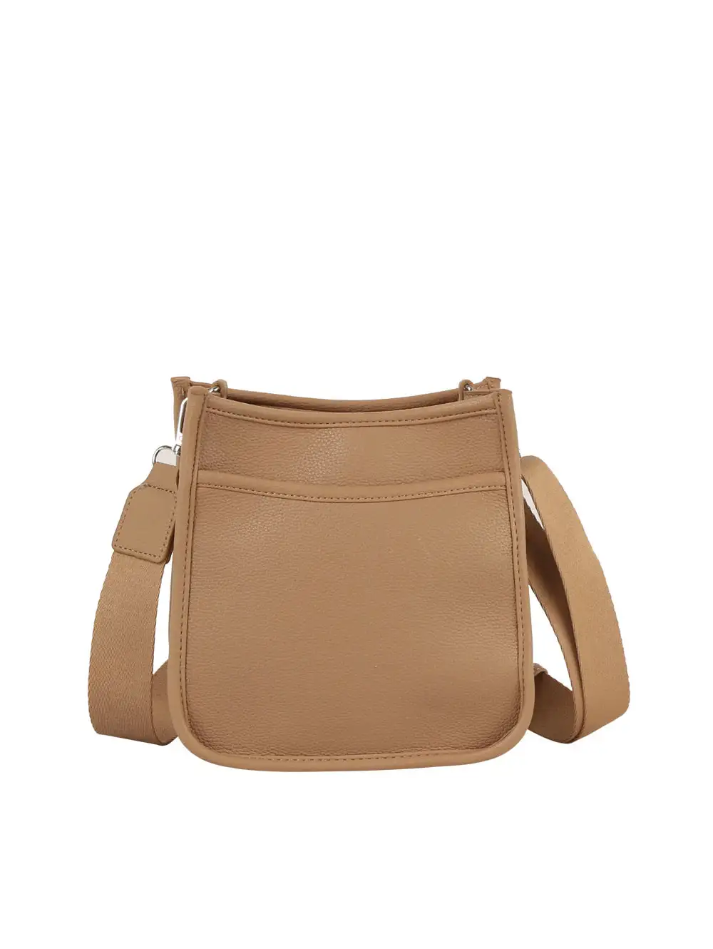 Versatile Detail Faux Leather Shoulder Bag