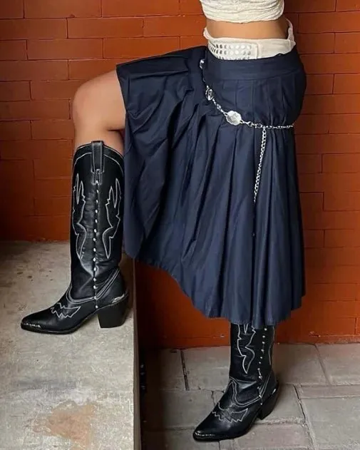 Classic Leather Riding Boots