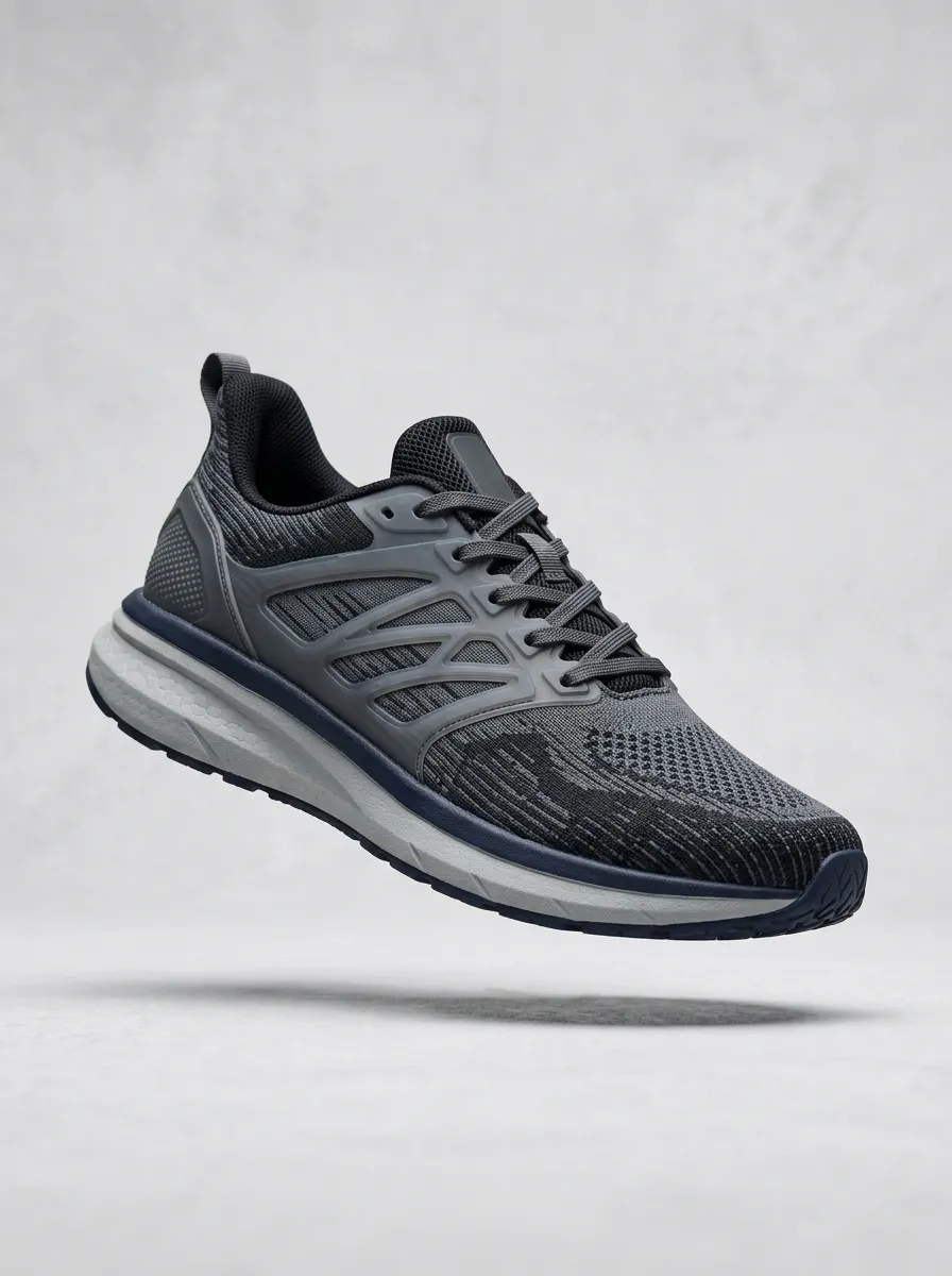 Lightweight-Look Textured Graphic Comfort Edit Men's Running Shoes