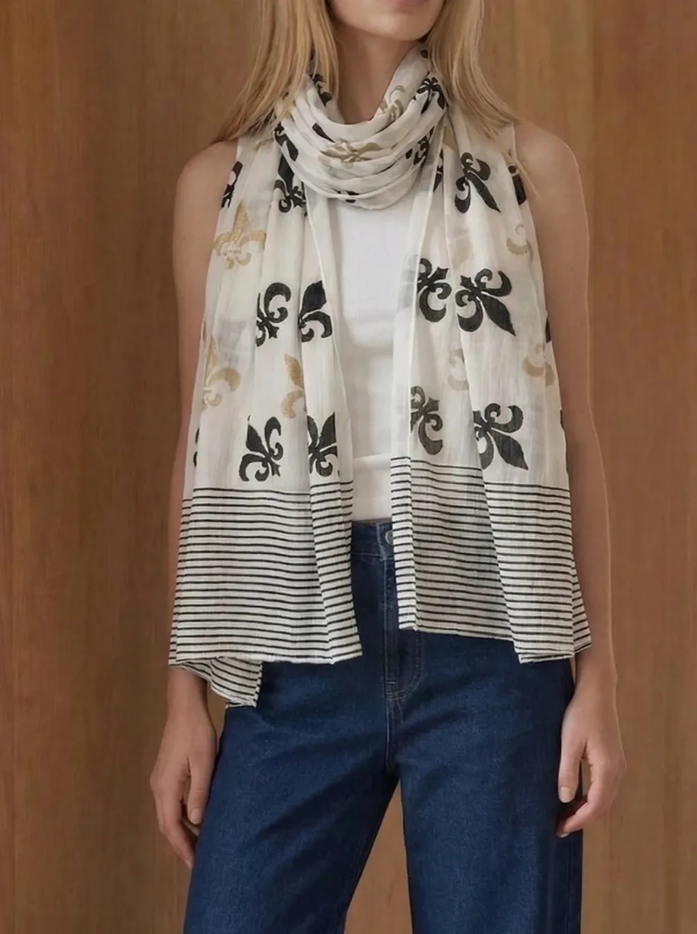 Fleur De Lis Scarf