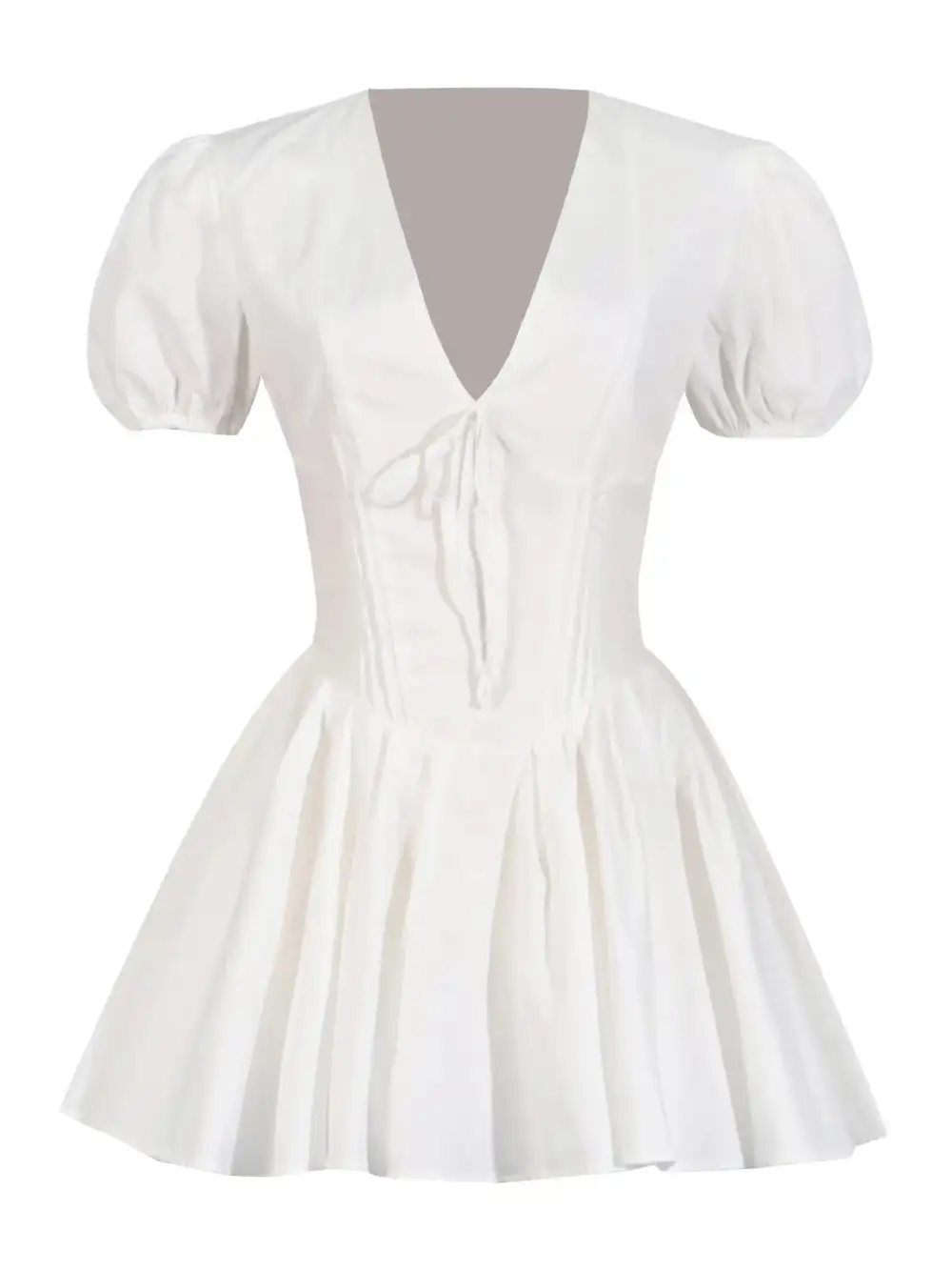 Ruffle Tiered Puff Sleeve Mini Dress