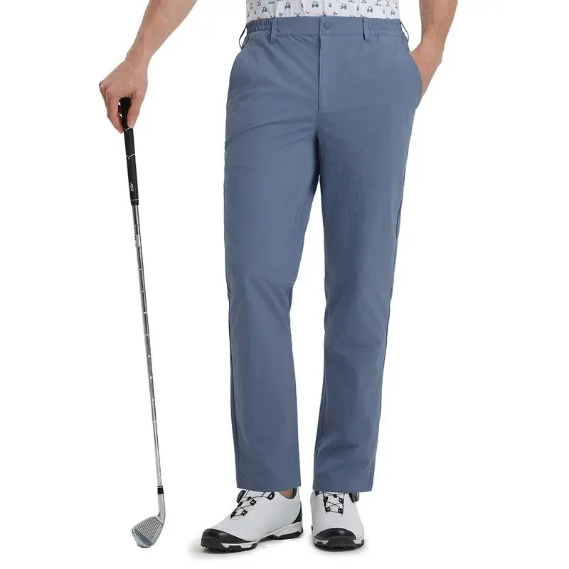 Mens Golf Pants 5 Pockets Lightweight - Dry Fit Water-Resistant Stretch Dress Work