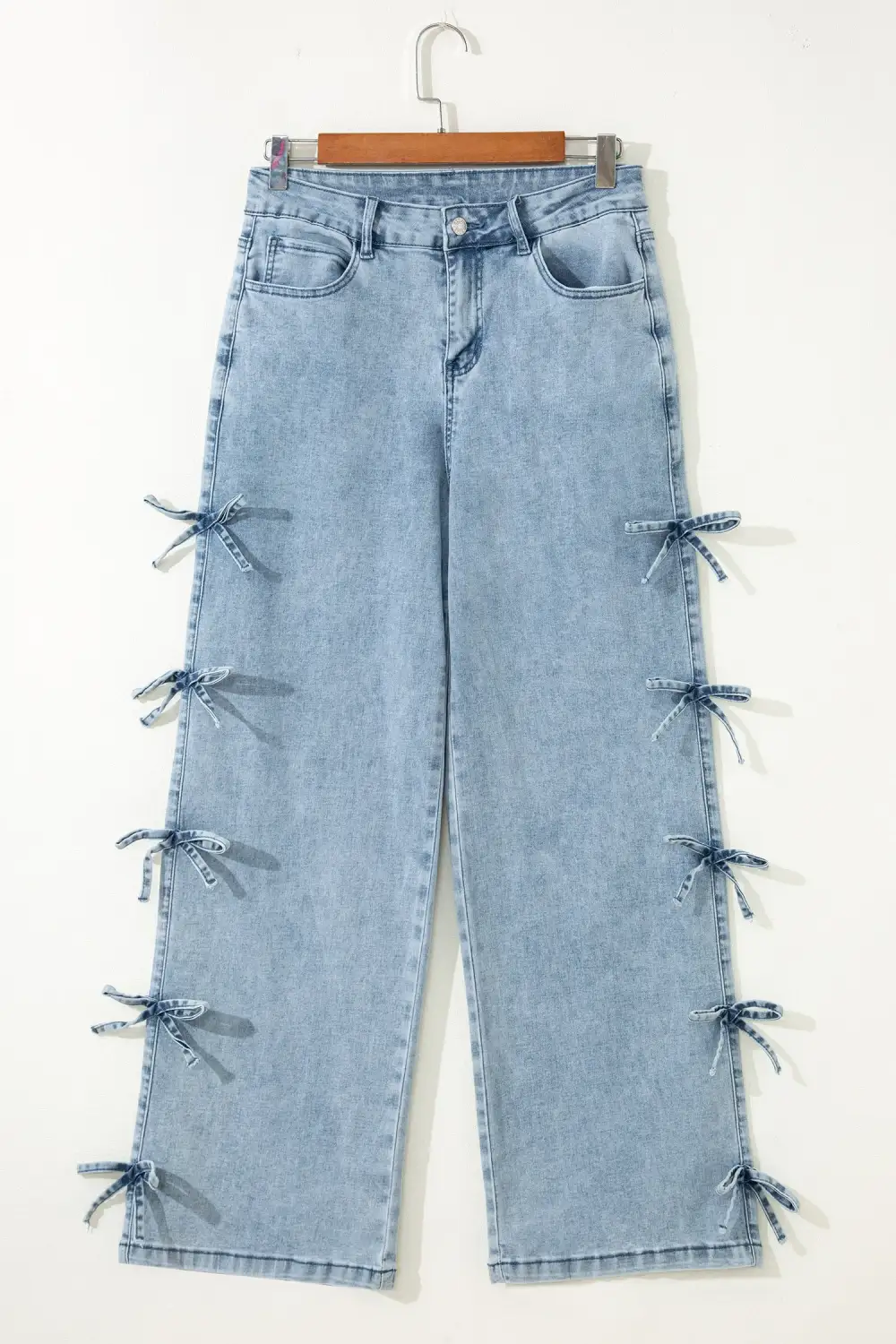 Versatile Straight Leg Denim Jeans