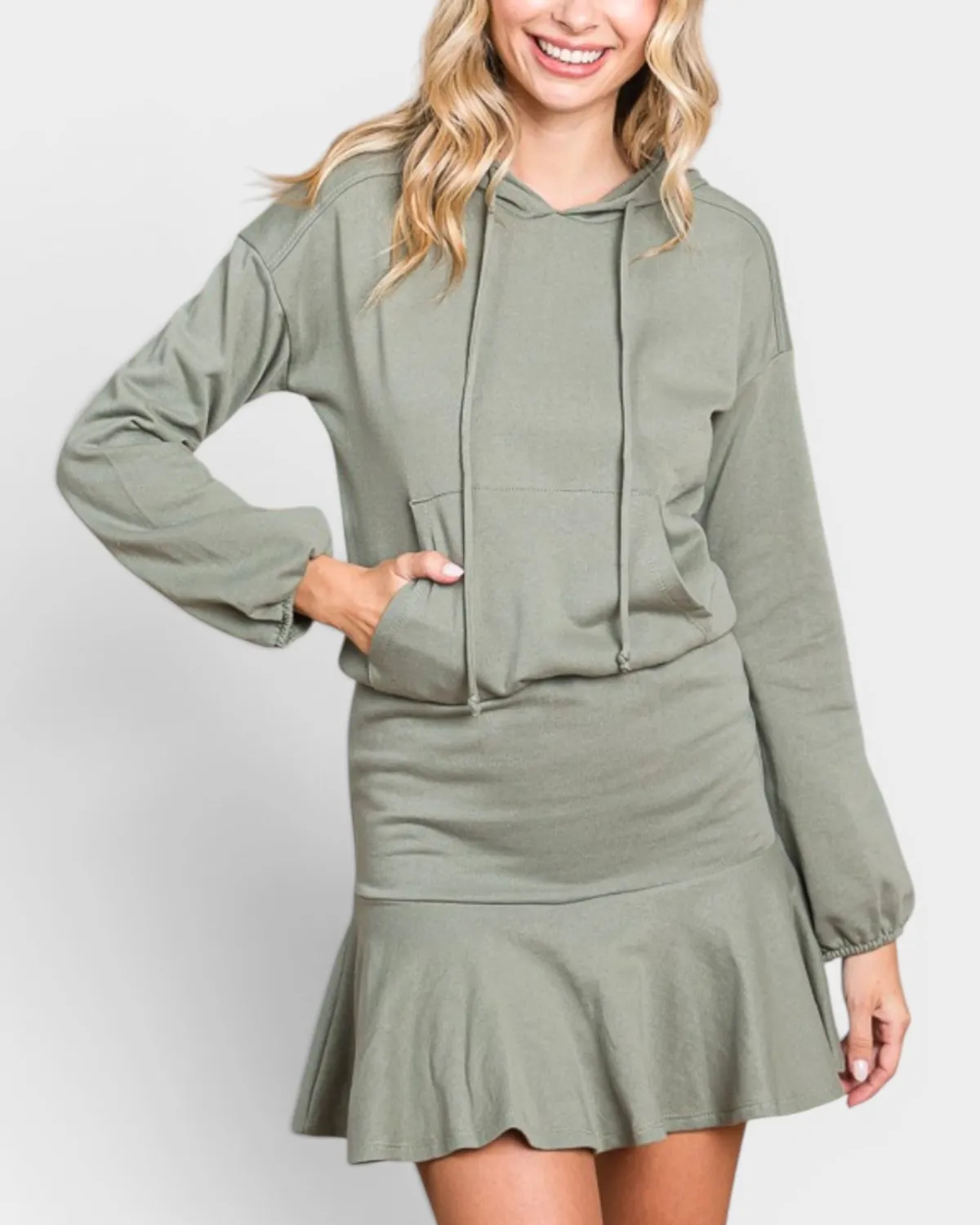 Hooded Mini Dress
