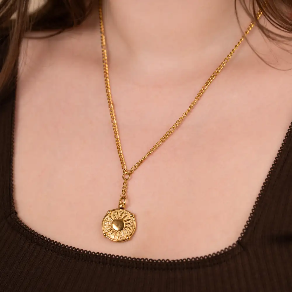 Eclipse Coin Necklace Necklace