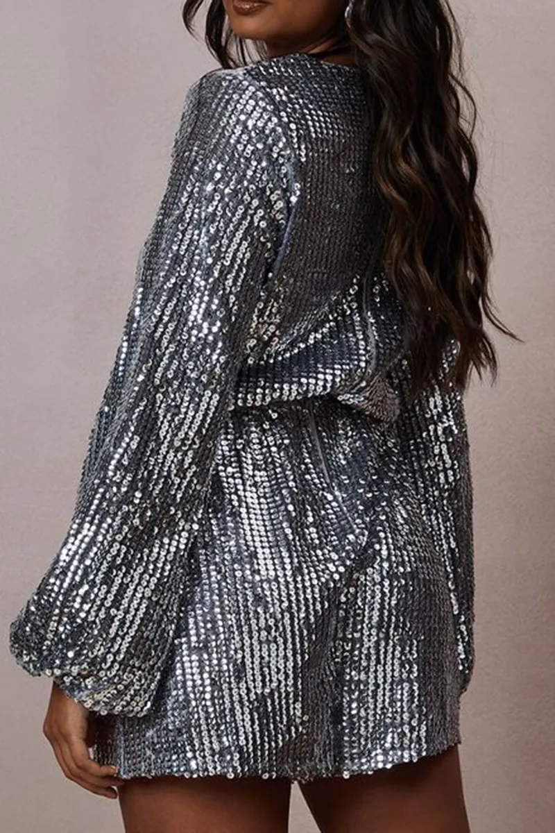 Casual Style V-neck Stripe Wrap Playsuit