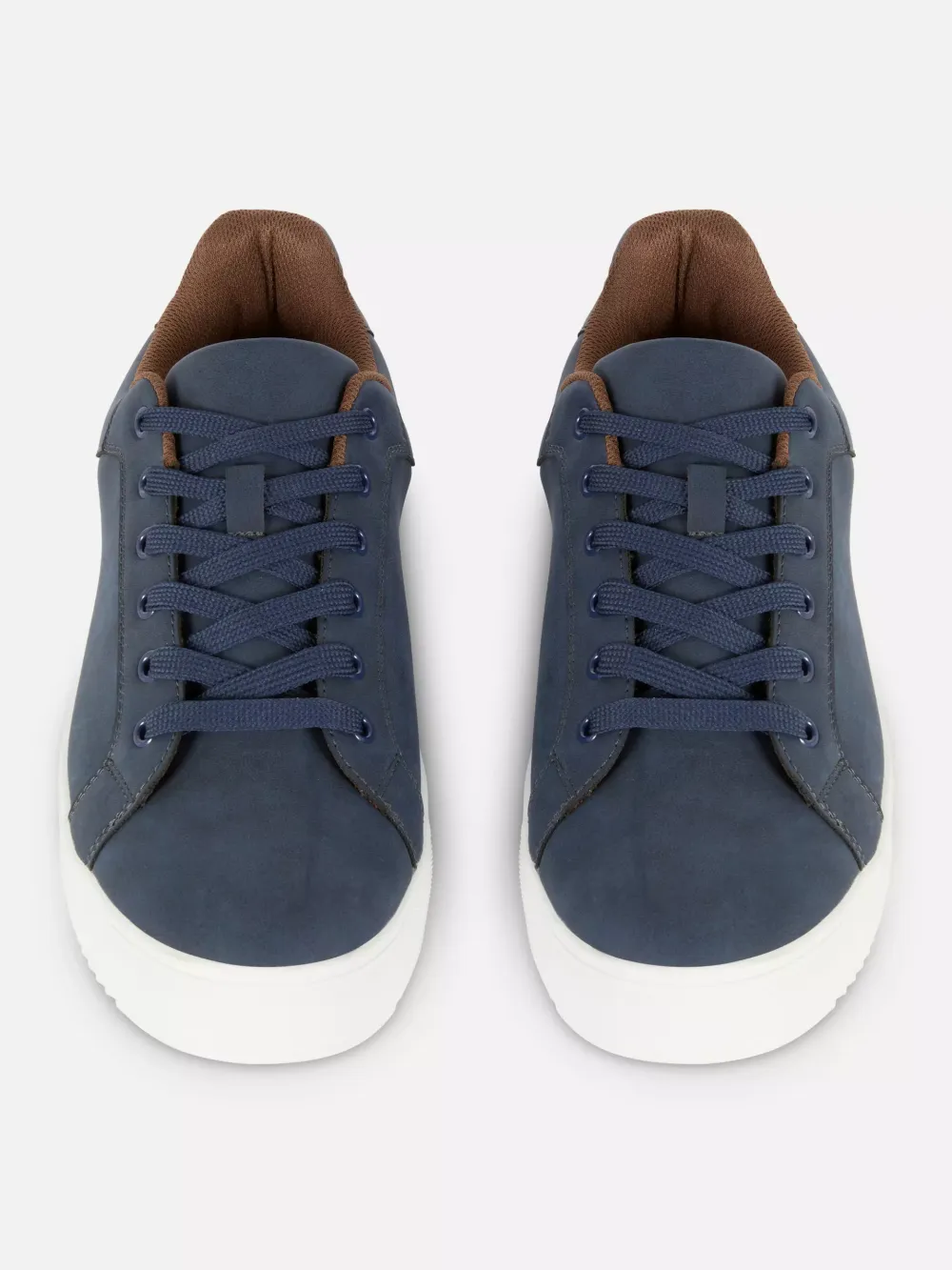 Casual Low-Top Thick-Soled Dark Blue Shoes