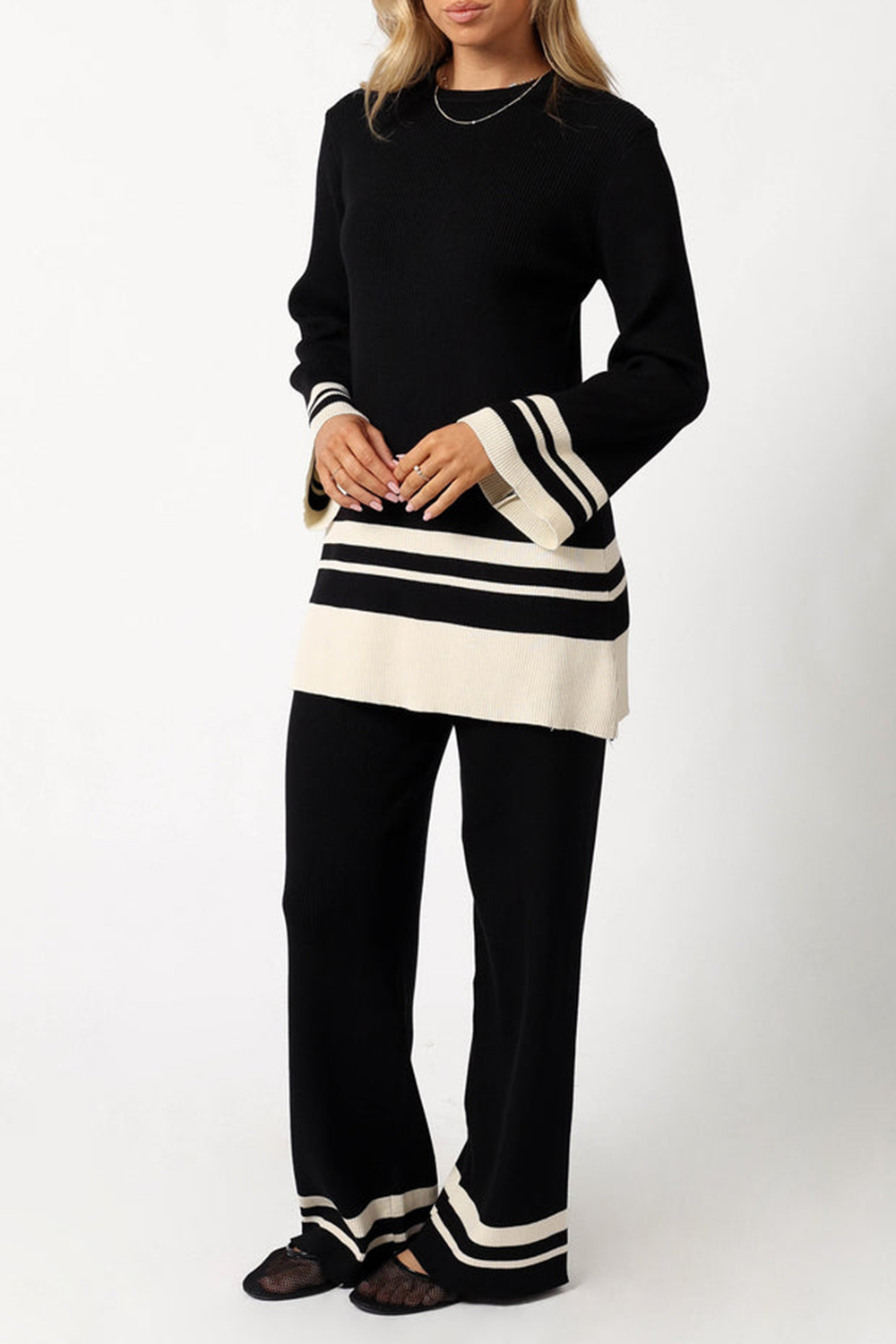 BLACK OFF WHITE PANTS