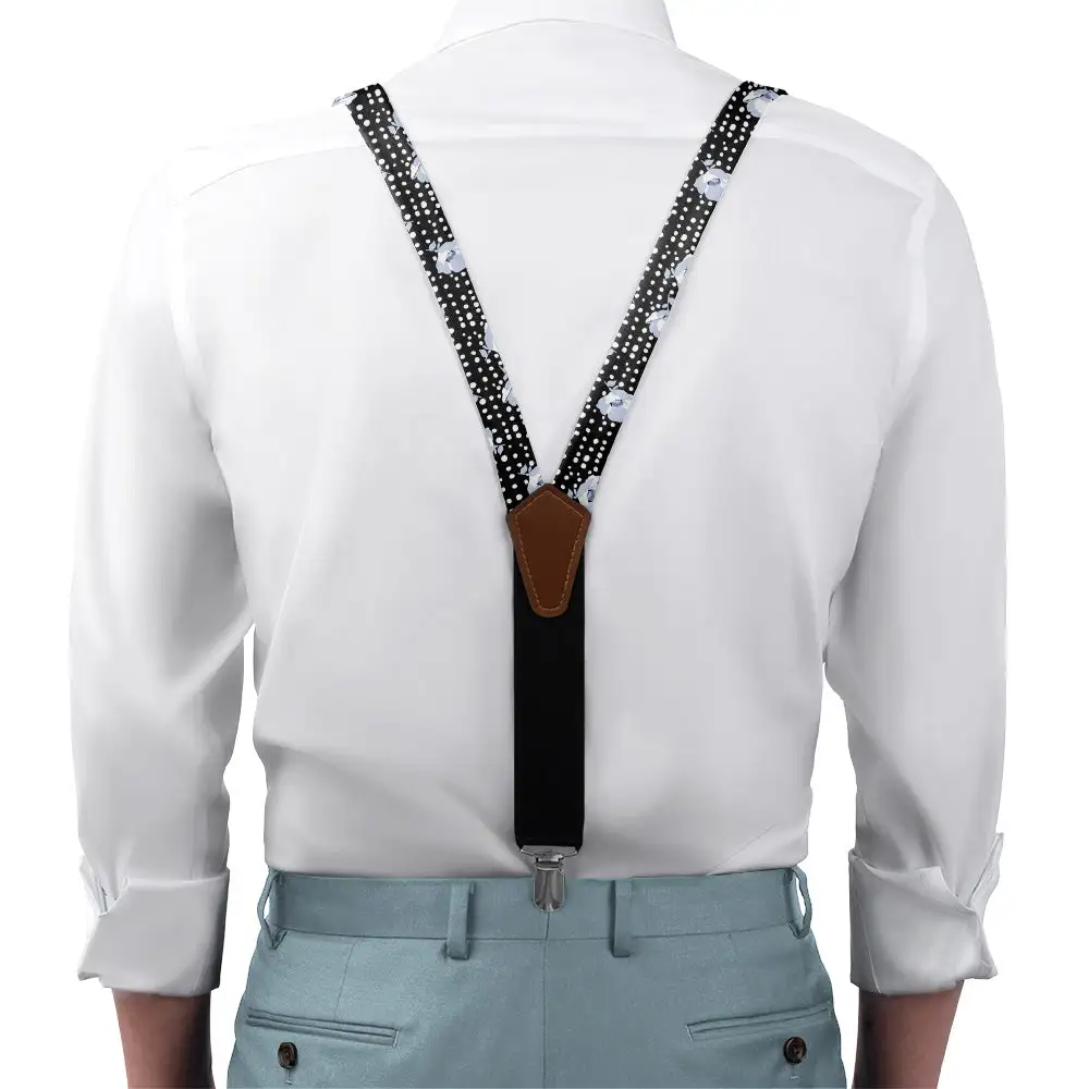 Whitman Floral Pattern Suspenders