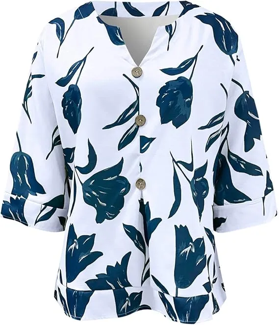 5PACK-Tank Tops for Women Summer V Neck T Shirts