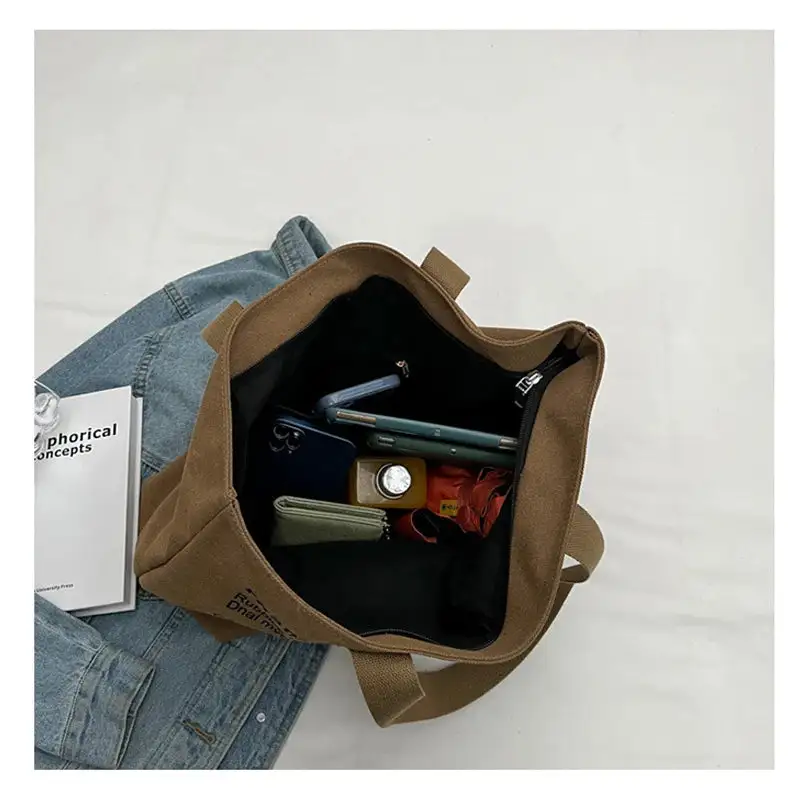 Everyday Soft Canvas Shoulder Bag