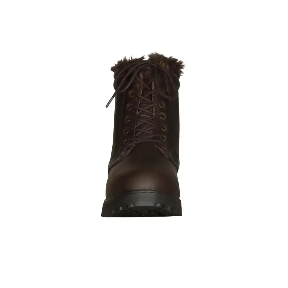 Lace-Up Weather-Ready Riding Boots